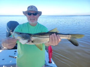 Winter time fishing offers great snook fishing